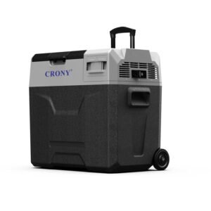 CRONY 50L Portable Lithium Battery Refrigerator With AC DC Power For Trucks And Camping