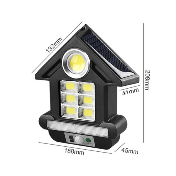 CRONY CL-S180 Solar Induction LED Street Lamp IP67 Waterproof Outdoor Light with Remote Control - Image 12