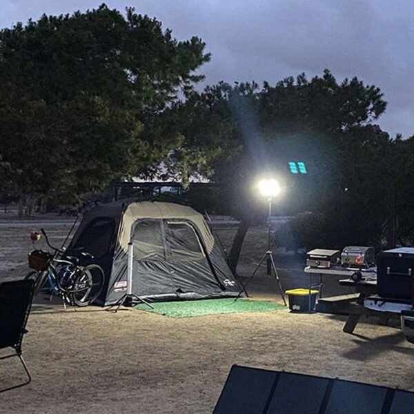 CRONY High Lumen Solar Battery with Power Bank for Outdoor Camping LED Light - Image 3