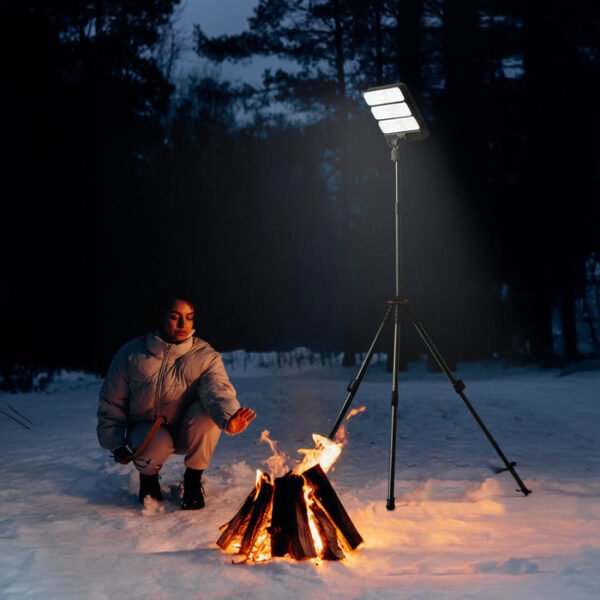 CRONY High Lumen Solar Battery with Power Bank for Outdoor Camping LED Light - Image 5