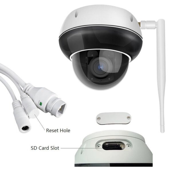 CRONY 5MP WiFi POE PTZ IP Camera with Auto Tracking and 2-Way Audio - Image 7