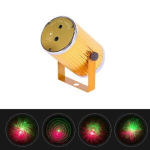 CRONY USB Laser Star Light with Double Hole Cylinder and Strobe Effects