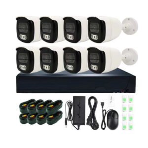 CRONY 8CH Full HD Outdoor Waterproof CCTV Camera DVR Kit Combo