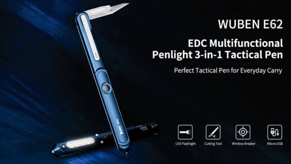 CRONY E62 Multi-Function 130 Lumen Pen Light Compact LED Torch Flashlight for Daily Use - Image 2