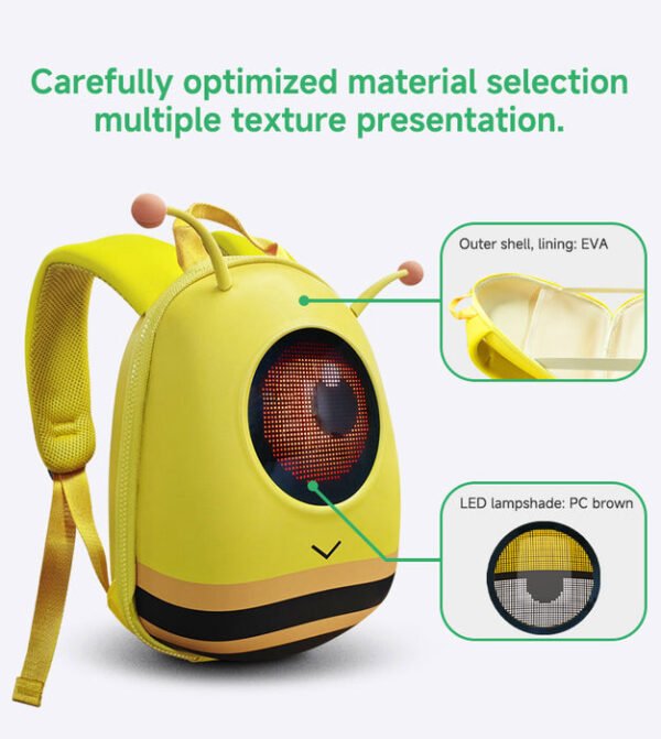 Smart LED Pixel Art Backpack with Bluetooth Display Screen 32x32 – Crony - Image 7