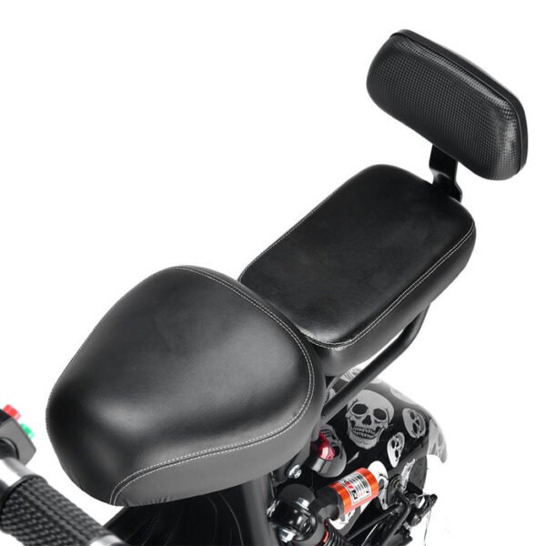CRONY Adult Two Seat Electric Scooter With Wide Tires And Eye-Catching Red Design - Image 4