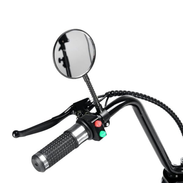 CRONY Adult Two Seat Electric Scooter With Wide Tires And Eye-Catching Red Design - Image 7