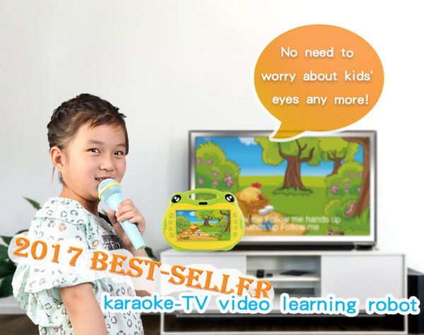 P06 7-Inch Android Kids Tablet with SIM Slot Karaoke Video Learning Educational Toy - Red - Image 7