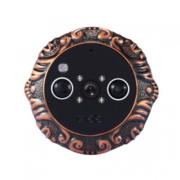 ZJA Mini One Smart WiFi Doorphone with Infrared Cat Eye and Peephole - Image 4