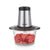 Saachi Electric Chopper – Stainless Steel Blades, Compact Design, Black Finish