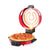 Saachi Roti, Tortilla & Pizza Bread Maker – Viewing Window, Non-Stick Surface, Red Finish