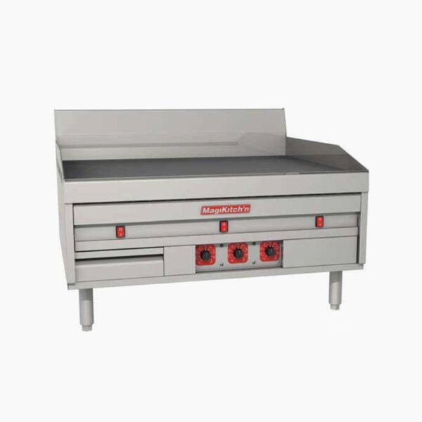 Magikitch’n Electric Countertop Griddle – Thermostatic Control for Even Cooking and Heat Distribution