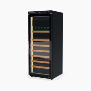 CORECO Wine Cooler Display – 600mm Wide, Upright Glass Door Unit for Wine Storage