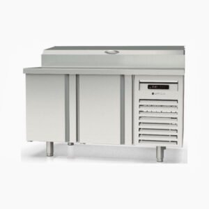 CORECO GN 1/1 Refrigerated Counter – Compact Salad Prep Unit with Fixed Top Rail