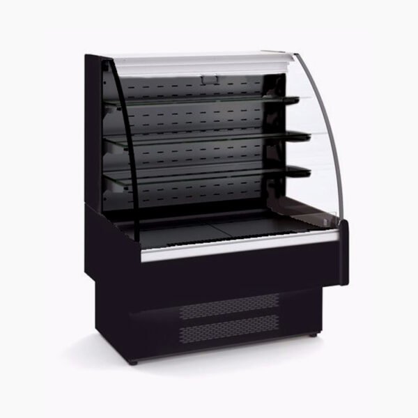 CORECO Refrigerated Multideck Display – 950mm Wide, +2°C to +8°C, Open Front Cooler