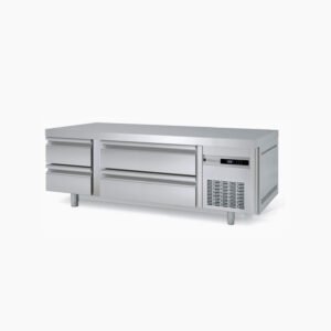 CORECO Undercounter Broiler – 4 Drawer GN 2/1 Configuration for Compact Kitchen Efficiency