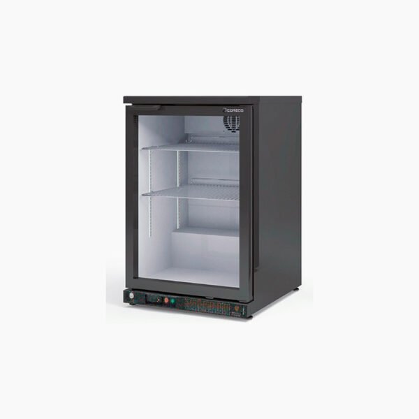 CORECO ERH-150-L Back-Bar Display Cooler – Compact Beverage Refrigerator with Glass Doors