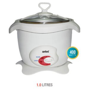 SANFORD 1.0L Rice Cooker with Auto Cooking and Keep Warm Indicator