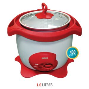 SANFORD 1.0L Rice Cooker with Non-Stick Inner Pot and Cool Touch Handles