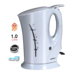 SANFORD 1.0L Electric Kettle with Compact Design and Quick Boil Feature