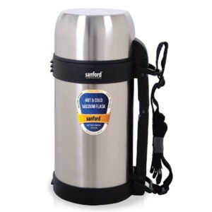 SANFORD 1.4L Vacuum Flask with Double-Wall Insulation and Spill-Resistant Lid
