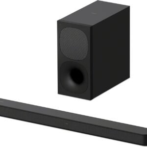 Sony 2.1ch Soundbar – 330W, Wireless Subwoofer, S-Force PRO Surround, Dolby Digital, Bluetooth, HDMI ARC, Black (HT-S400)