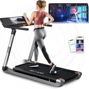 Sky Land Mini-Pro Folding Treadmill – Bluetooth Enabled Home Treadmill With TFT Display