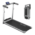 Sky Land Double Foldable 2-in-1 Treadmill WalkingPad With Compact Space-Saving Silver Design