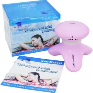Sky Land Waterproof Mini Massager In Pink – Compact Relaxation Device For On-The-Go Relief