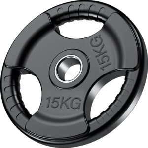 Sky Land 15KG Rubber Weight Plate – Heavy Duty Gym Accessory For Workout Equipment